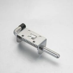 Thsinde Verrou à Ressort Acier Inoxydable, Verrou De Porte à Ressort Porte Abri De Jardin Verrou Ressort Véhicule Réglable Galvanisé Accessoire Outils Bricolage 12X 128mm 2Pcs-Acier Inoxydable 316