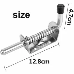 Ensoleillé Serrure à Ressort En Acier Inoxydable, Mzsm Ressort Porte Latch Shed Porte Latch Spring -France Abri de jardin Soldes Boutique 58686367 2