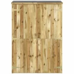 INLIFE Abri à Outils De Jardin 123x50x171 Cm Bois De Pin Imprégné - Brun -France Abri de jardin Soldes Boutique 58690899 3