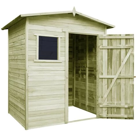 INLIFE Abri De Jardin 1,5 X 2 M Bois De Pin Imprégné - Multicolore 7 INLIFE Abri De Jardin 1,5 X 2 M Bois De Pin Imprégné - Multicolore – Image 5