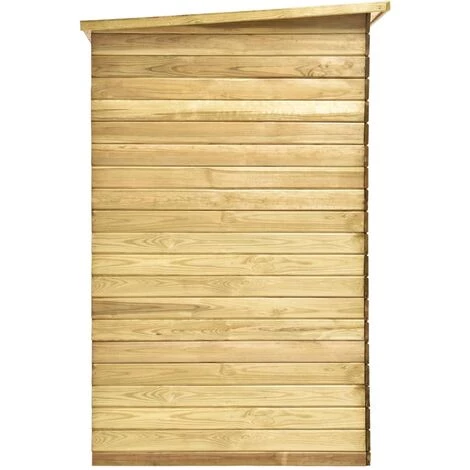 INLIFE Abri De Jardin 232x110x170 Cm Bois De Pin Imprégné - Brun 7 INLIFE Abri De Jardin 232x110x170 Cm Bois De Pin Imprégné - Brun – Image 5
