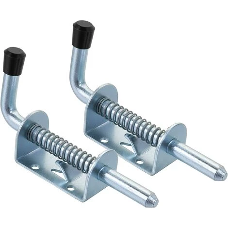 TINOR 2 Pcs Verrou De Porte, Serrure De Porte Abri De Jardin,Galvanisé, Boulon: Ø10 X 128 Mm, Poignée En Caoutchouc Résistant Aux Intempéries Avec Suspension Boulon De Porte Portes Coulissantes Portails 3 TINOR 2 Pcs Verrou De Porte, Serrure De Porte Abri De Jardin,Galvanisé, Boulon: Ø10 X 128 Mm, Poignée En Caoutchouc Résistant Aux Intempéries Avec Suspension Boulon De Porte Portes Coulissantes Portails