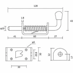TINOR 2 Pcs Verrou De Porte, Serrure De Porte Abri De Jardin,Galvanisé, Boulon: Ø10 X 128 Mm, Poignée En Caoutchouc Résistant Aux Intempéries Avec Suspension Boulon De Porte Portes Coulissantes Portails 9 TINOR 2 Pcs Verrou De Porte, Serrure De Porte Abri De Jardin,Galvanisé, Boulon: Ø10 X 128 Mm, Poignée En Caoutchouc Résistant Aux Intempéries Avec Suspension Boulon De Porte Portes Coulissantes Portails -France Abri de jardin Soldes Boutique 58831158 3