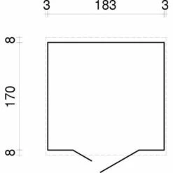 ALPHOLZ Cabane à Outils Palmako Leif 3,1 M² Naturel , 16 Mm Épaisseur De Paroi 189 X 186 Cm - Sans Traitement De Couleur 8 ALPHOLZ Cabane à Outils Palmako Leif 3,1 M² Naturel , 16 Mm Épaisseur De Paroi 189 X 186 Cm - Sans Traitement De Couleur -France Abri de jardin Soldes Boutique 58848639 3