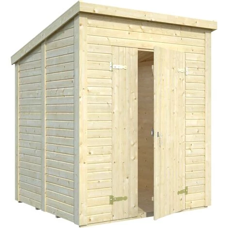 ALPHOLZ Cabane à Outils Palmako Leif 3,1 M² Naturel , 16 Mm Épaisseur De Paroi 189 X 186 Cm - Sans Traitement De Couleur 6 ALPHOLZ Cabane à Outils Palmako Leif 3,1 M² Naturel , 16 Mm Épaisseur De Paroi 189 X 186 Cm - Sans Traitement De Couleur – Image 4