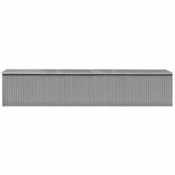 INLIFE Abri De Jardin Gris 257x990x181 Cm Acier Galvanisé - Gris 8 INLIFE Abri De Jardin Gris 257x990x181 Cm Acier Galvanisé - Gris -France Abri de jardin Soldes Boutique 59172598 2