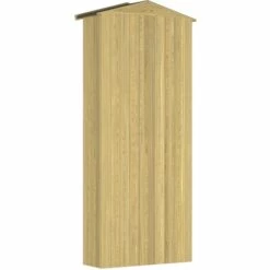 INLIFE Abri à Outils De Jardin 89x33x222 Cm Bois De Pin Imprégné - Brun 10 INLIFE Abri à Outils De Jardin 89x33x222 Cm Bois De Pin Imprégné - Brun -France Abri de jardin Soldes Boutique 59172880 4