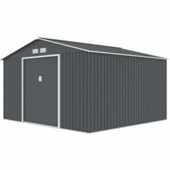 AUTRES Abri De Jardin En Métal 10,78 M2 - Kit D'ancrage Inclus - Gris Anthracite 8 AUTRES Abri De Jardin En Métal 10,78 M2 - Kit D'ancrage Inclus - Gris Anthracite -France Abri de jardin Soldes Boutique 59643089 3