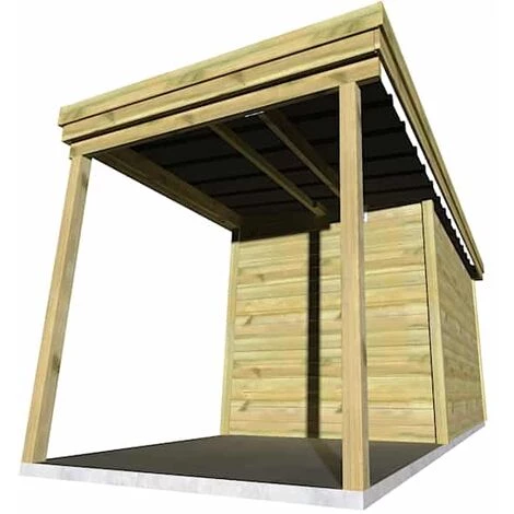 ABRI FRANçAIS ABRI DE JARDIN En Bois - 13,4m2 - 5,56x2,41m - Pin Sylvestre Traité Autoclave - Livraison Gratuite - Surface Int : 6,6m2 6 ABRI FRANçAIS ABRI DE JARDIN En Bois - 13,4m2 - 5,56x2,41m - Pin Sylvestre Traité Autoclave - Livraison Gratuite - Surface Int : 6,6m2 – Image 4