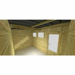 ABRI FRANçAIS ABRI DE JARDIN En Bois - 17m2 - 7,06x2,41m - Pin Sylvestre Traité Autoclave - Livraison Gratuite - Surface Int : 6,6m2 -France Abri de jardin Soldes Boutique 59664739 5