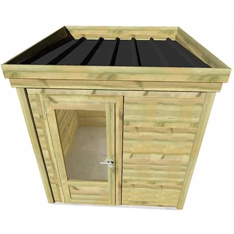 ABRI FRANçAIS ABRI DE JARDIN En Bois - 5,4m2 - 2,26x2,41m - Livraison Gratuite - Surface Int : 4m2 4 ABRI FRANçAIS ABRI DE JARDIN En Bois - 5,4m2 - 2,26x2,41m - Livraison Gratuite - Surface Int : 4m2 – Image 2