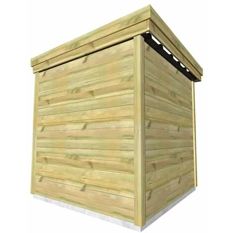 ABRI FRANçAIS ABRI DE JARDIN En Bois - 5,4m2 - 2,26x2,41m - Livraison Gratuite - Surface Int : 4m2 6 ABRI FRANçAIS ABRI DE JARDIN En Bois - 5,4m2 - 2,26x2,41m - Livraison Gratuite - Surface Int : 4m2 – Image 4