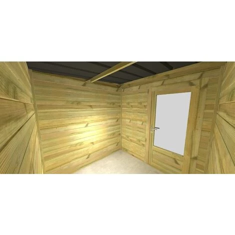 ABRI FRANçAIS ABRI DE JARDIN En Bois - 5,4m2 - 2,26x2,41m - Livraison Gratuite - Surface Int : 4m2 7 ABRI FRANçAIS ABRI DE JARDIN En Bois - 5,4m2 - 2,26x2,41m - Livraison Gratuite - Surface Int : 4m2 – Image 5
