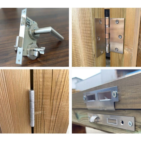 ABRI FRANçAIS ABRI DE JARDIN En Bois - 10,4m2 - 3,56x2,91m - Pin Sylvestre Traité Autoclave - Livraison Gratuite En 2 Semaines - Surface Int : 8,3m2 7 ABRI FRANçAIS ABRI DE JARDIN En Bois - 10,4m2 - 3,56x2,91m - Pin Sylvestre Traité Autoclave - Livraison Gratuite En 2 Semaines - Surface Int : 8,3m2 – Image 5