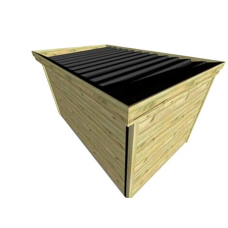 ABRI FRANçAIS ABRI DE JARDIN En Bois - 13m2 - 4,46x2,91m - Pin Sylvestre Traité Autoclave - Livraison Gratuite En 2 Semaines - Surface Int : 10,5m2 6 ABRI FRANçAIS ABRI DE JARDIN En Bois - 13m2 - 4,46x2,91m - Pin Sylvestre Traité Autoclave - Livraison Gratuite En 2 Semaines - Surface Int : 10,5m2 – Image 4