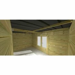 ABRI FRANçAIS ABRI DE JARDIN En Bois - 13m2 - 4,46x2,91m - Pin Sylvestre Traité Autoclave - Livraison Gratuite En 2 Semaines - Surface Int : 10,5m2 11 ABRI FRANçAIS ABRI DE JARDIN En Bois - 13m2 - 4,46x2,91m - Pin Sylvestre Traité Autoclave - Livraison Gratuite En 2 Semaines - Surface Int : 10,5m2 -France Abri de jardin Soldes Boutique 59667017 5