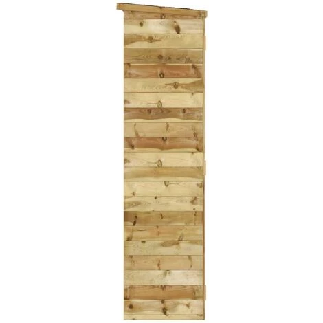 YOUTHUP Abri à Outils De Jardin 163x50x171 Cm Bois De Pin Solide - Brun 6 YOUTHUP Abri à Outils De Jardin 163x50x171 Cm Bois De Pin Solide - Brun – Image 4