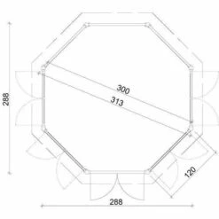 Tenekaubandus Pavillon De Jardin Modèle Louise-40 Avec Quatre Fenêtres Naturel 288 X Cm - Sans Traitement De Couleur 8 Tenekaubandus Pavillon De Jardin Modèle Louise-40 Avec Quatre Fenêtres Naturel 288 X Cm - Sans Traitement De Couleur -France Abri de jardin Soldes Boutique 59866307 2