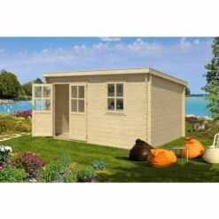 LASITAMAJA Abri De Jardin Lasita Maja Amira 230 Naturel , 28 Mm Épaisseur Paroi 400 X 269 Cm - Sans Traitement De Couleur 7 LASITAMAJA Abri De Jardin Lasita Maja Amira 230 Naturel , 28 Mm Épaisseur Paroi 400 X 269 Cm - Sans Traitement De Couleur -France Abri de jardin Soldes Boutique 60098217 2