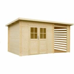 WEKA Abri De Jardin Bois Katy 18 Mm - 4,44 M² + Extension 3 M² - Naturel 6 WEKA Abri De Jardin Bois Katy 18 Mm - 4,44 M² + Extension 3 M² - Naturel -France Abri de jardin Soldes Boutique 60139454 2