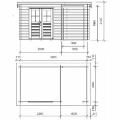 WEKA Abri De Jardin Bois Katy 18 Mm - 4,44 M² + Extension 3 M² - Naturel 7 WEKA Abri De Jardin Bois Katy 18 Mm - 4,44 M² + Extension 3 M² - Naturel -France Abri de jardin Soldes Boutique 60139454 3
