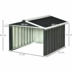 MH Abri De Jardin - Garage Pour Robot-tondeuse ARIANA Gris Et Blanc 9 MH Abri De Jardin - Garage Pour Robot-tondeuse ARIANA Gris Et Blanc -France Abri de jardin Soldes Boutique 60448808 3