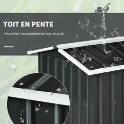 MH Abri De Jardin - Garage Pour Robot-tondeuse ARIANA Gris Et Blanc 11 MH Abri De Jardin - Garage Pour Robot-tondeuse ARIANA Gris Et Blanc -France Abri de jardin Soldes Boutique 60448808 5