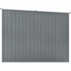 INLIFE Abri De Jardin Gris 195x198x159 Cm Acier Galvanisé 10 INLIFE Abri De Jardin Gris 195x198x159 Cm Acier Galvanisé -France Abri de jardin Soldes Boutique 60599458 4