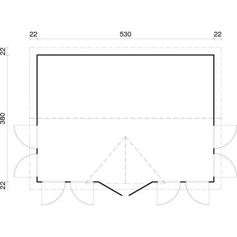 Abri De Jardin Palmako Claudia 19,4 M² Naturel , 44 Mm Épaisseur Paroi 574 X 424 Cm - Sans Traitement De Couleur 5 Abri De Jardin Palmako Claudia 19,4 M² Naturel , 44 Mm Épaisseur Paroi 574 X 424 Cm - Sans Traitement De Couleur – Image 3