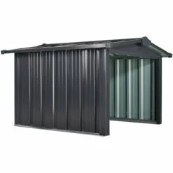 MH Abri De Jardin Garage Pour Robot Tondeuse ARNAUD Noir