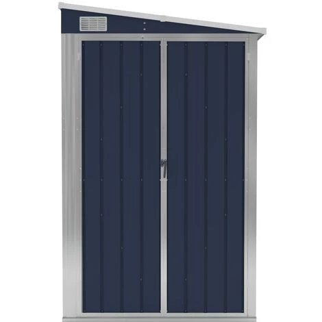 FIMEI Abri De Jardin Mural Anthracite 118x194x178 Cm Acier 5 FIMEI Abri De Jardin Mural Anthracite 118x194x178 Cm Acier – Image 3