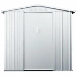 VENTE-UNIQUE.COM Abri De Jardin Métal En Acier Galvanisé Gris 3,73 M² LINUS - Gris Clair, Gris 9 VENTE-UNIQUE.COM Abri De Jardin Métal En Acier Galvanisé Gris 3,73 M² LINUS - Gris Clair, Gris -France Abri de jardin Soldes Boutique 61497948 3