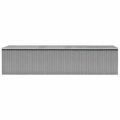 TRUE DEAL Abri De Jardin Gris 257x779x181 Cm Acier Galvanisé -France Abri de jardin Soldes Boutique 61830046 3