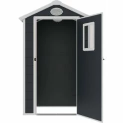 HABITAT ET JARDIN Abri De Jardin Résine "Texas" - Kit D'ancrage Inclus - 1.34 M² - Anthracite 9 HABITAT ET JARDIN Abri De Jardin Résine "Texas" - Kit D'ancrage Inclus - 1.34 M² - Anthracite -France Abri de jardin Soldes Boutique 62158077 4