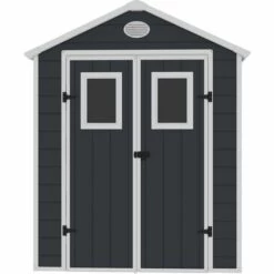 HABITAT ET JARDIN Abri De Jardin Résine "Texas" - 5.23 M² - Kit D'ancrage Inclus - Anthracite -France Abri de jardin Soldes Boutique 62158097 3