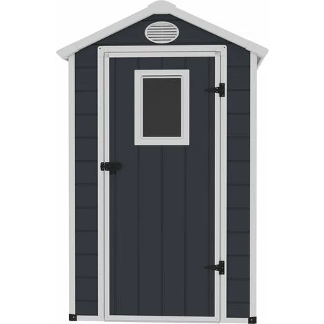 HABITAT ET JARDIN Abri De Jardin Résine "Texas" - 2.47 M² - Kit D'ancrage Inclus - Anthracite 5 HABITAT ET JARDIN Abri De Jardin Résine "Texas" - 2.47 M² - Kit D'ancrage Inclus - Anthracite – Image 3