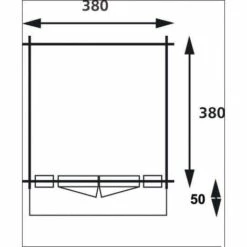 ALPHOLZ Abri De Jardin Westerwald-44 Naturel , 44 Mm Épaisseur Paroi 404 X 422 Cm - Sans Traitement De Couleur -France Abri de jardin Soldes Boutique 62992246 3