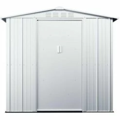 VENTE-UNIQUE.COM Abri De Jardin Métal En Acier Galvanisé Gris 2,36 M² LINUS - Gris Clair 10 VENTE-UNIQUE.COM Abri De Jardin Métal En Acier Galvanisé Gris 2,36 M² LINUS - Gris Clair -France Abri de jardin Soldes Boutique 63163257 4