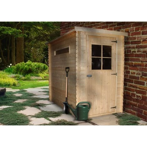 Abri De Jardin En Bois AVEC SOL TRAITÉ- Stockage Extérieur L239xL144xH198 Cm/2.63 M2 - Petit Abri à Outils, Local à Vélos - Toit Imperméable, Fenêtres TIMBELA M306+M306G 7 Abri De Jardin En Bois AVEC SOL TRAITÉ- Stockage Extérieur L239xL144xH198 Cm/2.63 M2 - Petit Abri à Outils, Local à Vélos - Toit Imperméable, Fenêtres TIMBELA M306+M306G – Image 5