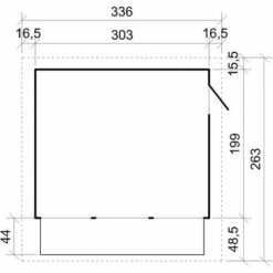 TIMBELA M150A Maison De Jardin En Bois, Étal De Marché En Bois, Grand Stand De Vendeur Avec Comptoir, TROIS FENÊTRES, H232x336x263 Cm/6m2, Facile à Monter Et à Démonter, Bar Jardin, Abri De Jardin Multifonctionnel -France Abri de jardin Soldes Boutique 63483032 5