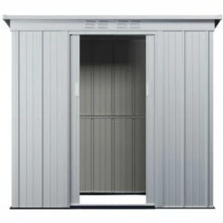 VENTE-UNIQUE.COM Abri De Jardin Métal En Acier Galvanisé Gris 2,32 M² ACAMAR - Gris Clair 11 VENTE-UNIQUE.COM Abri De Jardin Métal En Acier Galvanisé Gris 2,32 M² ACAMAR - Gris Clair -France Abri de jardin Soldes Boutique 63529984 5
