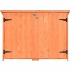 SUPERMARKET Abri De Stockage De Jardin 120x50x91 Cm Bois 10 SUPERMARKET Abri De Stockage De Jardin 120x50x91 Cm Bois -France Abri de jardin Soldes Boutique 63680418 4