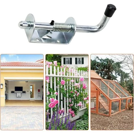 BENOBBY KIDS Loquet De Seau En Métal Avec Poignée, Verrou De Porte 2 Pièces, Loquets Et Loquets à Ressort Pour Portes De Hangar, Portails, Serrures De Plancher De Garage. 7 BENOBBY KIDS Loquet De Seau En Métal Avec Poignée, Verrou De Porte 2 Pièces, Loquets Et Loquets à Ressort Pour Portes De Hangar, Portails, Serrures De Plancher De Garage. – Image 5