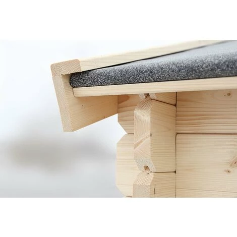 EDEN PARTENAIRE JARDIN Abri De Jardin En Bois Double Pente Falun 2.5 X 2.5 M Beige - Beige 6 EDEN PARTENAIRE JARDIN Abri De Jardin En Bois Double Pente Falun 2.5 X 2.5 M Beige - Beige – Image 4