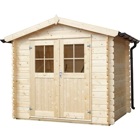 EDEN PARTENAIRE JARDIN Abri De Jardin En Bois Double Pente Falun 2.5 X 2 M Beige - Beige 3 EDEN PARTENAIRE JARDIN Abri De Jardin En Bois Double Pente Falun 2.5 X 2 M Beige - Beige