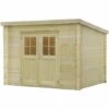 EDEN PARTENAIRE JARDIN Abri De Jardin Mono-pente En Bois Morvan Beige - Beige 2 EDEN PARTENAIRE JARDIN Abri De Jardin Mono-pente En Bois Morvan Beige - Beige -France Abri de jardin Soldes Boutique 64014710 1