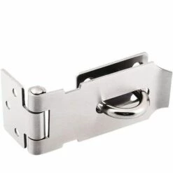 CARILLONSàVENT BETT Loquet à Cadenas En Acier Inoxydable, Loquet Robuste Et Agrafe Avec Vis, Fermoir De Porte, Verrou De Portail, Abri De Jardin, Cadenas Pour Porte, Fenêtre, Armoire, Cage Pour Animal Domestique Carivent