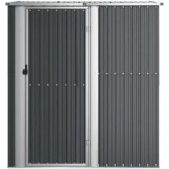 VidaXL Abri à Vélos Jardin Anthracite 180,5x97x209,5cm Acier Galvanisé - Anthracite