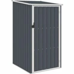 TANCYCO Abri De Jardin Anthracite 87x98x159 Cm Acier Galvanisé
