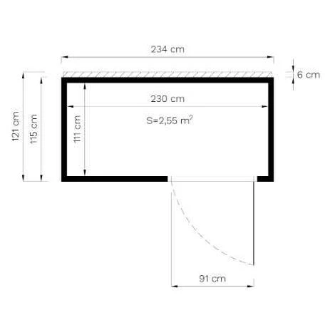 CARLSSON Cabane De Jardin Et à Outils Design Cube Traitement Des Couleurs 5 CARLSSON Cabane De Jardin Et à Outils Design Cube Traitement Des Couleurs – Image 3